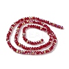Transparent Electroplate Glass Beads Strands EGLA-F156-AB01-2