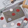 60Pcs 3 Colors Heart Adhesive Wax Seal Stickers DIY-CP0010-21-4