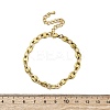 304 Stainless Steel Coffee Bean Chain Bracelets for Men Women BJEW-G725-06G-5