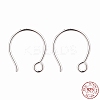Rhodium Plated 925 Sterling Silver Earring Hooks STER-N0001-028S-1