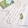 304 Stainless Steel Satellite Chains Necklaces NJEW-SW00053-2