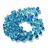 Electroplate Glass Beads Strands EGLA-D030-17D-3