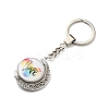 Pride Rainbow Alloy Glass Keychain KEYC-E036-02P-02-1