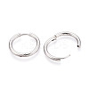 304 Stainless Steel Hoop Earrings EJEW-T048-24C-P-3