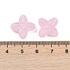 Frosted Transparent Acrylic Beads X1-OACR-P029-09B-01-4
