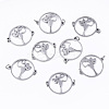 Tarnish Resistant 304 Stainless Steel Links Connectors STAS-S116-112P-1