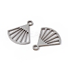 Non-Tarnish 304 Stainless Steel Pendants STAS-E186-02P-2