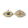 PVD Vacuum Plating 201 Stainless Steel Natural Natural Agate Pendants STAS-C064-VC913-2
