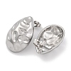 Non-Tarnish Teardrop 304 Stainless Steel Stud Earrings EJEW-H013-31P-2