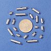 90Pcs 6 Style 304 Stainless Steel Slide On End Clasp Tubes STAS-YW0001-20-5