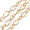 Brass Twisted Oval Link Chains CHC-K013-11G-1