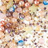 1Bag Mixed Styles Glass Beads GLAA-TADJ0001-10F-2