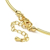 Rack Plating Brass Colorful Cubic Zirconia Link Chain Necklaces for Women NJEW-C059-06G-3