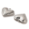 Non-Tarnish 304 Stainless Steel Pendants STAS-L022-032P-01-2