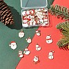 40Pcs Christmas Alloy Enamel Pendants ENAM-FS0004-20-7