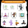 54Pcs 9 Styles Halloween Opaque Resin Decoden Cabochons RESI-SC0005-71A-2