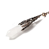 Natural Quartz Crystal Dowsing Pendulum Big Pendants G-H285-06R-25-4