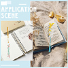 DIY Bookmark Making Kits. with Transparent Acrylic & Polyester Tassel Decoration DIY-SP0001-92D-4