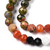 Natural & Synthetic Mixed Gemstone Beads Strands G-D080-A01-01-14-3
