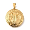 316 Stainless Steel Locket Pendants STAS-C123-04A-G-1