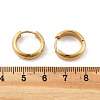 201 Stainless Steel Hoop Earrings LS-EJEW-P304-15C-G-5