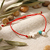 Adjustable Glass Charm Bracelets DL3128-2