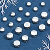 50Pcs 2 Styles Rack Plating Brass Beads KK-BBC0027-39-4