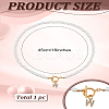 1Pc Brass Clear Cubic Zirconia Letter Pendant Necklaces NJEW-LP0001-32W-2