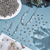 1200Pcs 24 Styles Tibetan Style Alloy Spacers Beads TIBEB-PH0005-09-5