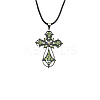 Cross Zinc Alloy Pendant Necklace VJ0126-06-1