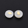 Natural Freshwater Shell Beads SHEL-N003-22-07-3