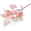 Silk Cloth & Plastic Artificial Eucalyptus Leaf PW-WG68C90-02-1