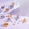 DIY Star Charm Cuff Ring Making Kit DIY-UN0003-68-4