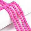 Handmade Polymer Clay Beads Strands X-CLAY-N008-053-03-5