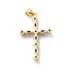 Eco-friendly Brass Micro Pave Cubic Zirconia Pendants X-KK-D066-26G-RS-2