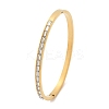304 Stainless Steel Rhinestone Bangles for Women BJEW-Z092-08G-5