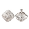 Tarnish Resistant 304 Stainless Steel Stud Earrings EJEW-G395-39P-1