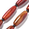 Natural Red Agate(Dyed & Heated) Beads Strangs G-NH0037-A01-01-1