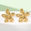 Valentine's Day 304 Stainless Steel Stud Earrings EJEW-C184-01A-G-2