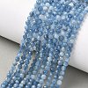 Natural Devil Blue Aquamarine Beads Strands LS-G-P629-A03-03-2