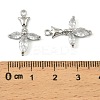 Brass Micro Pave Cubic Zirconia Pendants LS-KK-C107-18B-P-3