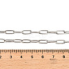 304 Stainless Steel Paperclip Chain Necklaces for Women Men NJEW-G161-01P-5