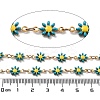 Ion Plating(IP) 304 Stainless Steel Handmade Beaded Chain CHS-K019-06G-03-2