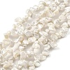 Natural Baroque Keshi Pearl Beads Strands PEAR-B004-07A-01B-2
