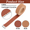 2M PVC Imitation Leather Ribbons SRIB-WH0011-125B-03-2