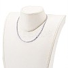 Natural Tanzanite Beaded Necklaces NJEW-JN03315-04-5