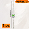 Cotton Macrame Plant Hangers AJEW-WH20072-57A-2