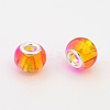 Two Tone Transparent Glass European Beads LS-GPDL-J008-01S-1