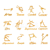 Twelve Constellations Alloy Cabochons DIY-CJ0001-29-1