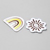 Polyester Embroidery Cloth Iron on/Sew on Patches PATC-WH0010-86-2